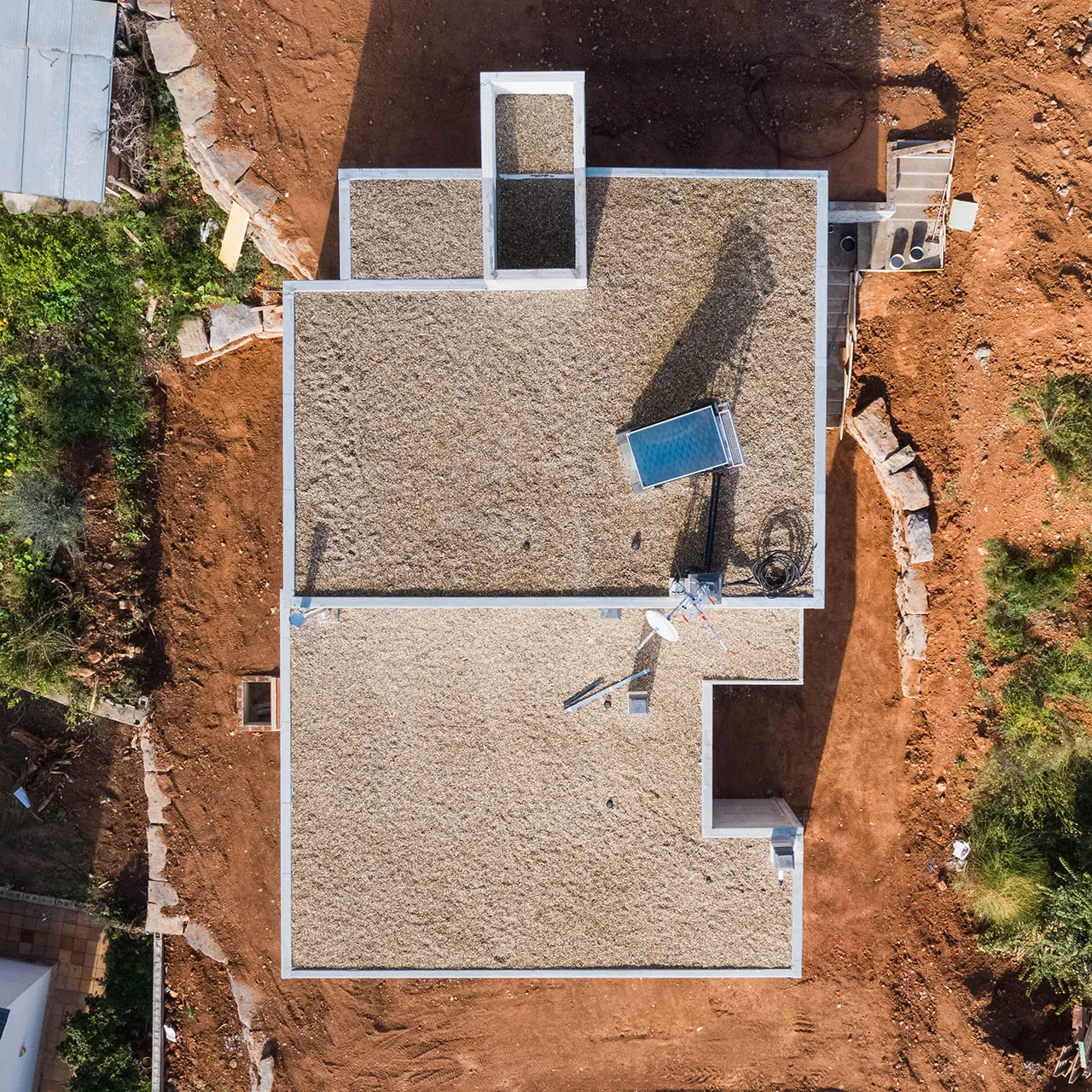 corbera corbera construcción vista aérea tejado